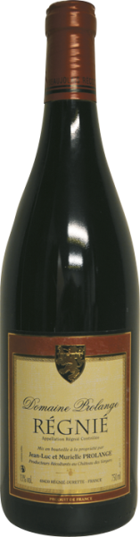 Domaine Jean-Luc Prolange 'Regnie', Rot, 2011