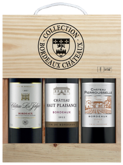 Case 3 bottles Collection Bordeaux