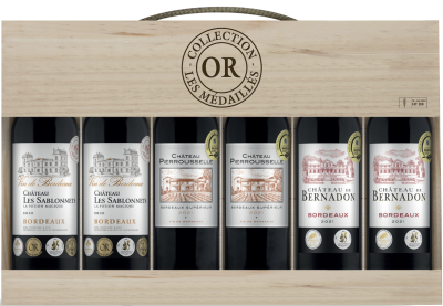 Caisse 6 bouteilles Médailles d'Or