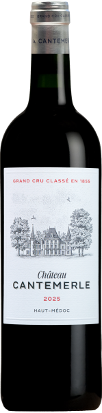 Château Cantemerle, Rood, 2025