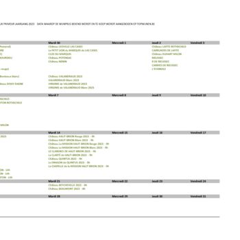 Kopie van KALENDER PRIMEURS BORDEAUX JAARGANG 2023